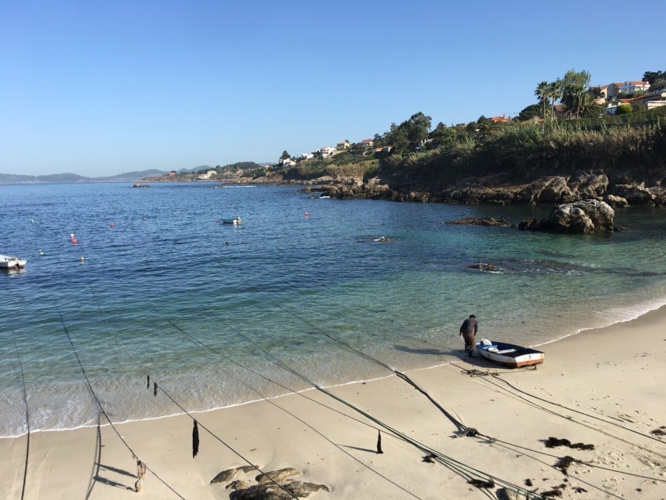 camino por la costa desde Baiona